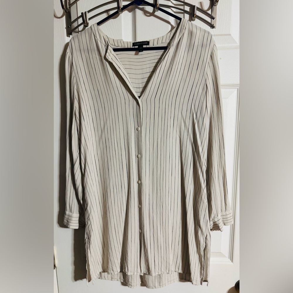 Eileen Fisher Button-Up Blouse